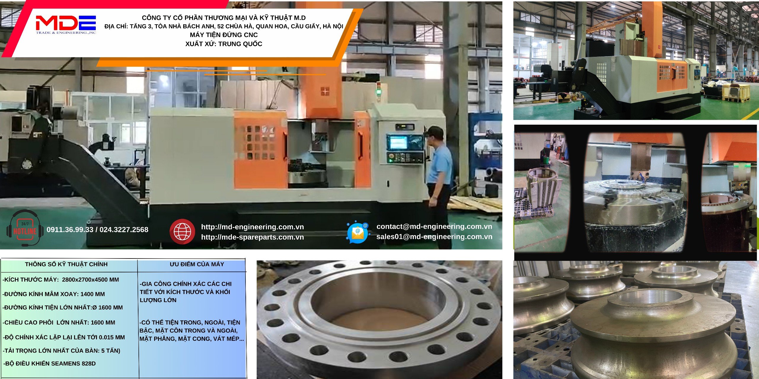 Máy tiện đứng CNC